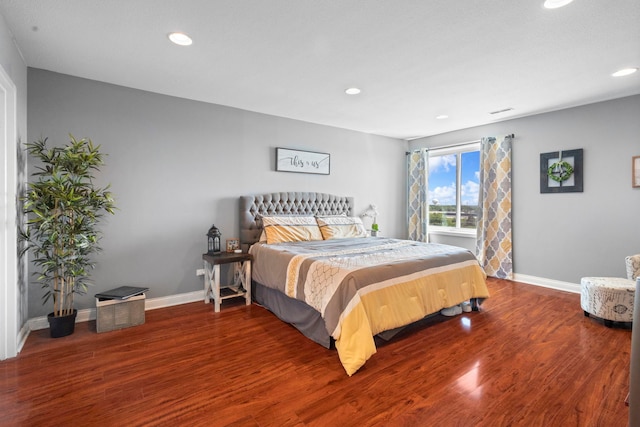 1777 W Crystal Ln Unit 711, Mount Prospect, IL 60056 - bedroom featuring recessed lighting and wood finished floors