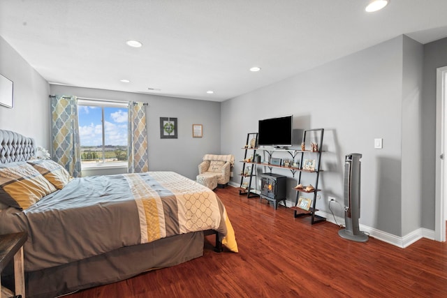 1777 W Crystal Ln Unit 711, Mount Prospect, IL 60056 - bedroom with wood finished floors and recessed lighting