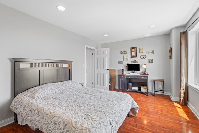 1777 W Crystal Ln Unit 711, Mount Prospect, IL 60056 - bedroom featuring wood finished floors and recessed lighting