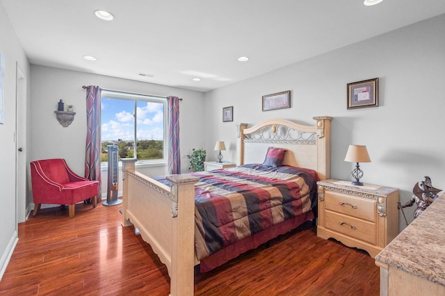 1777 W Crystal Ln Unit 711, Mount Prospect, IL 60056 - bedroom with wood finished floors and recessed lighting