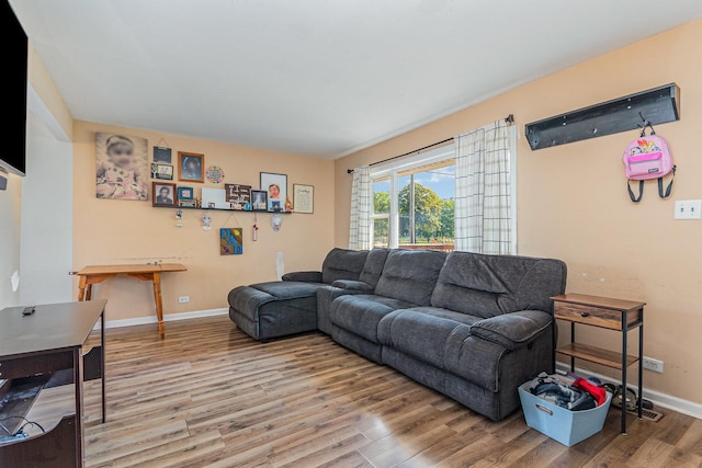 7900 S 86th Ct, Justice, IL 60458 - living room with wood finished floors and baseboards
