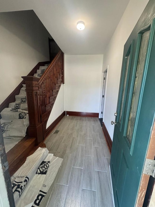 14040 Lincoln Ave, Dolton, IL 60419 - entrance foyer with wood finished floors and stairs