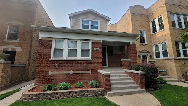 5448 W Agatite Ave, Chicago, IL 60630 - view of front of house featuring brick siding