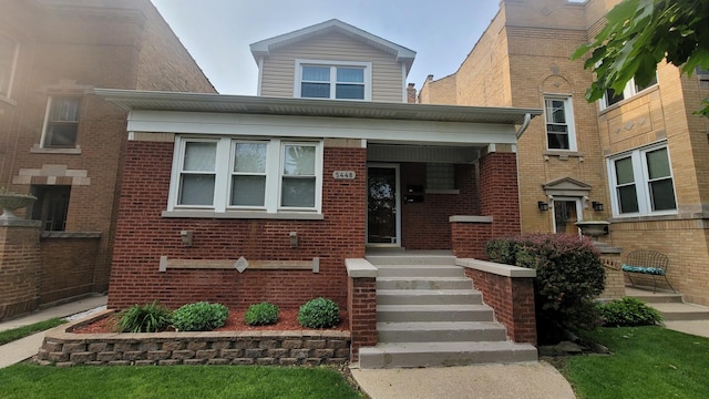 5448 W Agatite Ave, Chicago, IL 60630 - view of front of home with brick siding