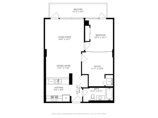 100 E 14th St Unit 1108, Chicago, IL 60605 - view of home floor plan