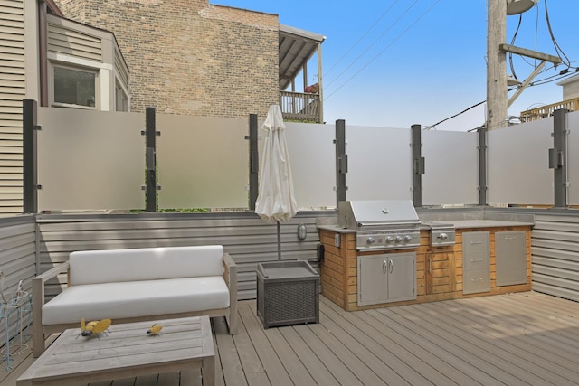 2036 W Huron St, Chicago, IL 60612 - deck featuring area for grilling