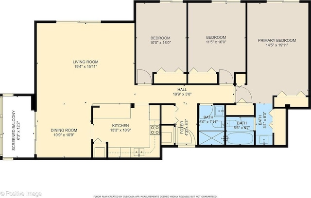 123 Acacia Cir Unit 414, Indian Head Park, IL 60525 - view of room layout