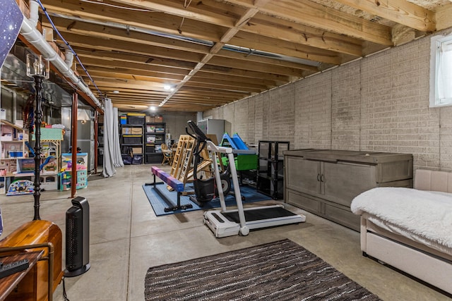 806 Cole Ln, Mahomet, IL 61853 - view of exercise area