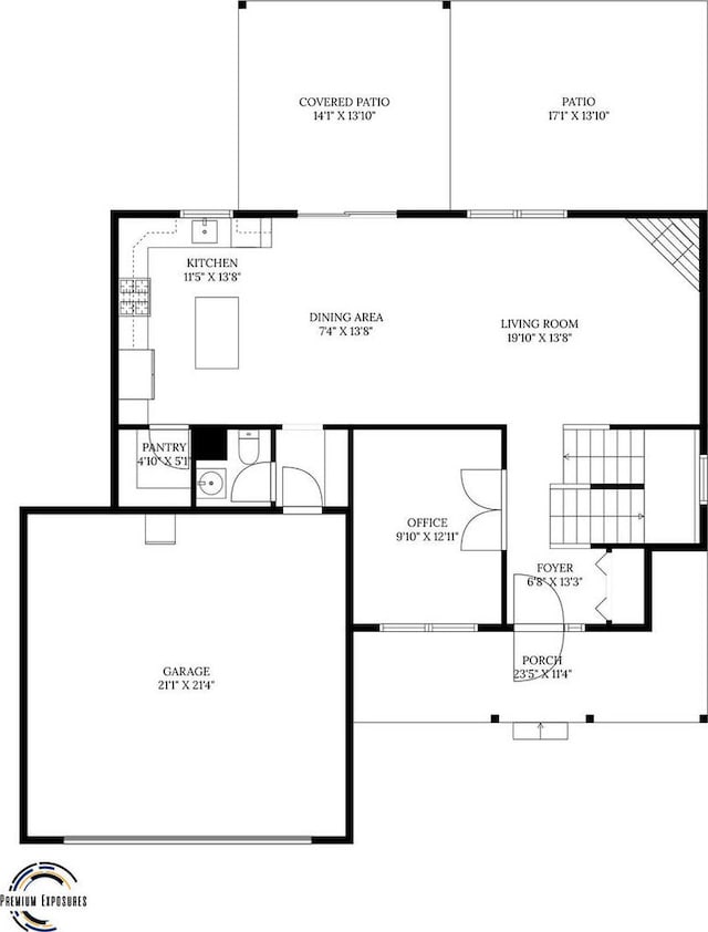 806 Cole Ln, Mahomet, IL 61853 - view of property floor plan