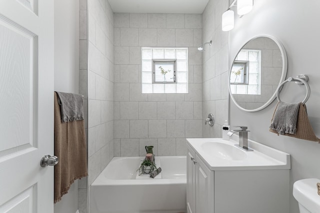 4438 S Knox Ave, Chicago, IL 60632 - full bathroom featuring vanity and shower / tub combination