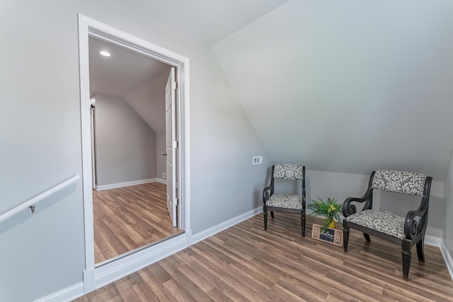 4438 S Knox Ave, Chicago, IL 60632 - living area with vaulted ceiling and wood finished floors