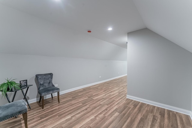 4438 S Knox Ave, Chicago, IL 60632 - additional living space featuring vaulted ceiling, wood finished floors, and recessed lighting