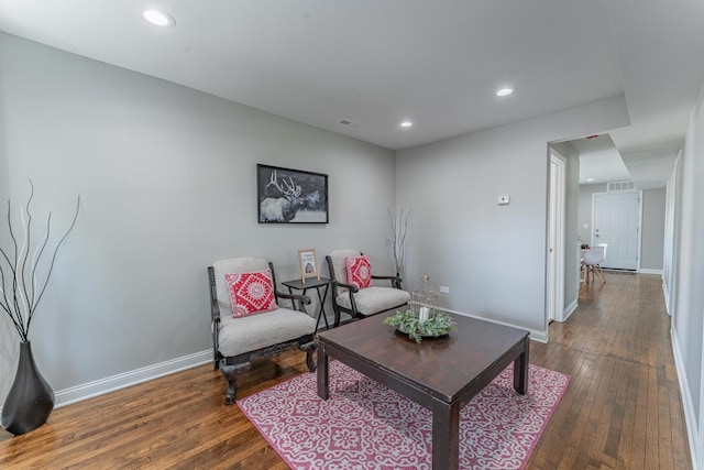 4438 S Knox Ave, Chicago, IL 60632 - sitting room with hardwood / wood-style flooring and recessed lighting