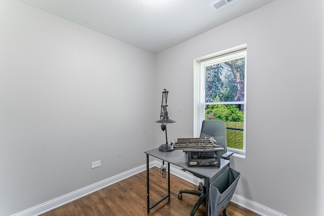 4438 S Knox Ave, Chicago, IL 60632 - office with baseboards and wood finished floors