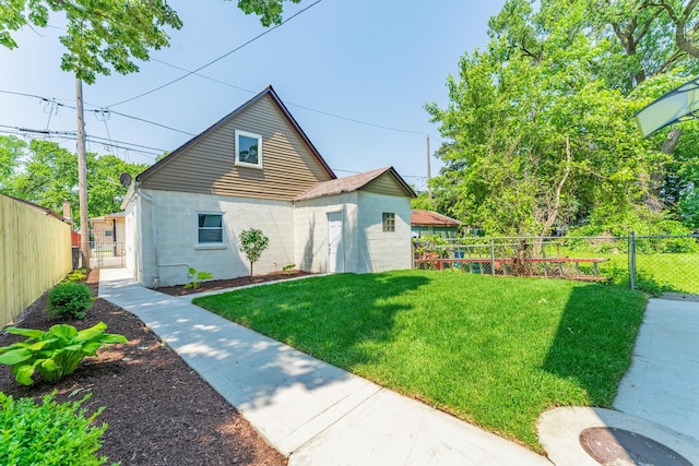 4438 S Knox Ave, Chicago, IL 60632 - view of front facade with a gate
