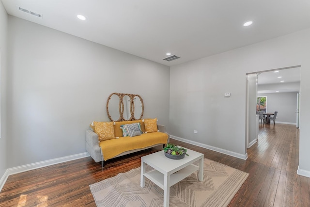 4438 S Knox Ave, Chicago, IL 60632 - sitting room with hardwood / wood-style floors and recessed lighting