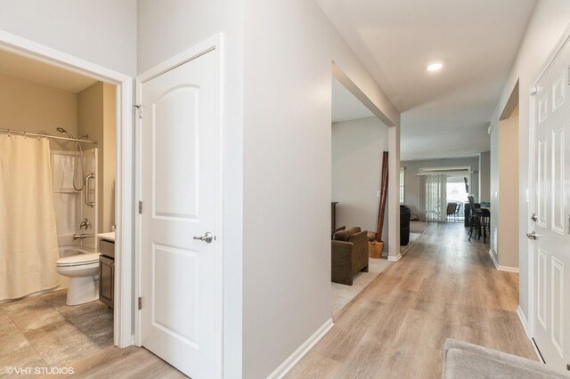 1029 Carolina Ct, Pingree Grove, IL 60140 - hall with light wood-style flooring