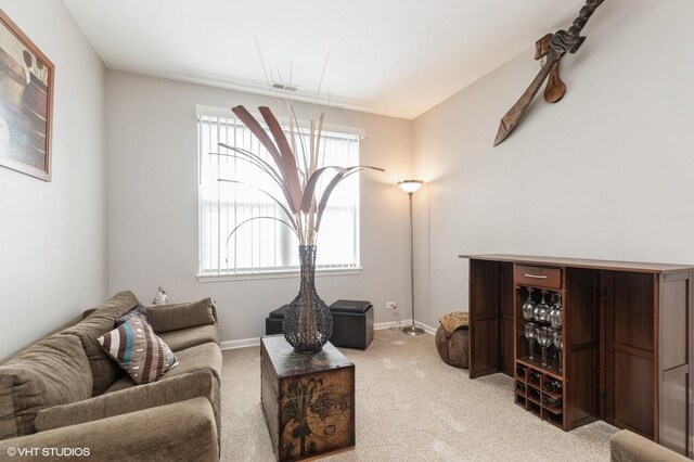 1029 Carolina Ct, Pingree Grove, IL 60140 - living area with light carpet and baseboards