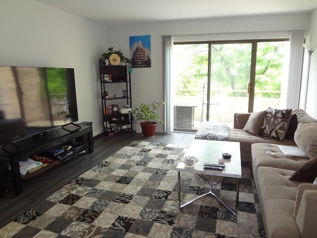 1931 Prairie Sq Unit 329, Schaumburg, IL 60173 - living room featuring wood finished floors