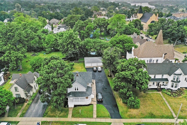 422 Locust St, Elgin, IL 60123 - aerial view of property and surrounding area featuring nearby suburban area