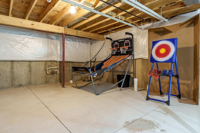 650 Anacostia Dr, Roscoe, IL 61073 - view of unfinished basement