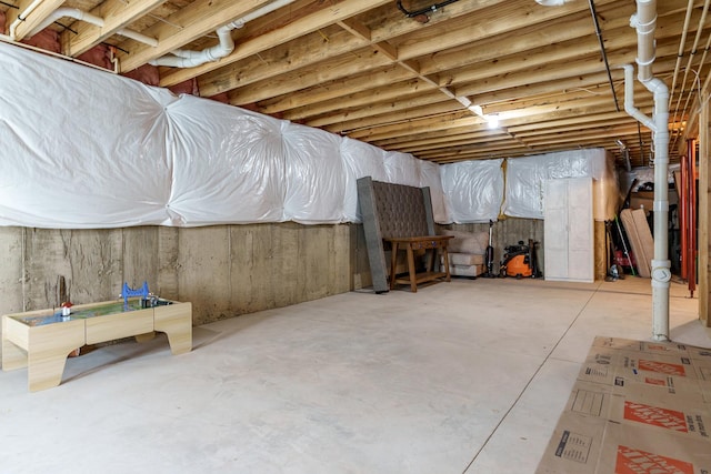 650 Anacostia Dr, Roscoe, IL 61073 - view of unfinished below grade area