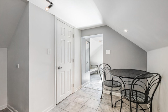 2630 S Spaulding Ave, Chicago, IL 60623 - additional living space with vaulted ceiling and light tile patterned floors