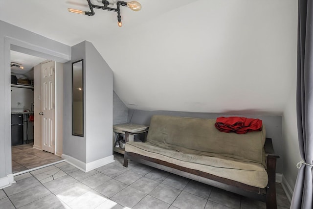 2630 S Spaulding Ave, Chicago, IL 60623 - sitting room with vaulted ceiling and tile patterned floors