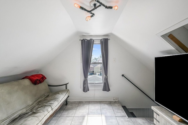 2630 S Spaulding Ave, Chicago, IL 60623 - additional living space featuring vaulted ceiling and light tile patterned flooring