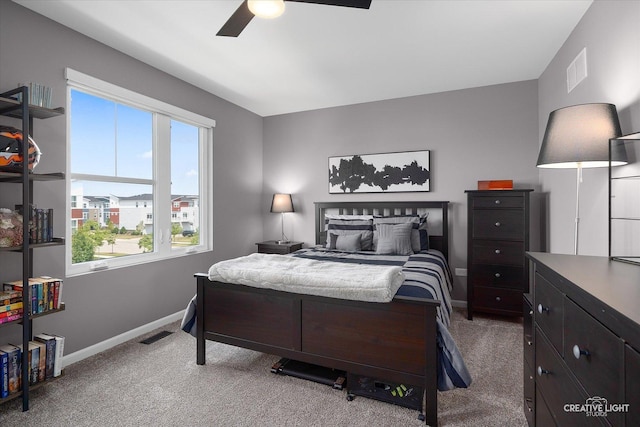 875 Finley Dr, Aurora, IL 60504 - bedroom with carpet and ceiling fan