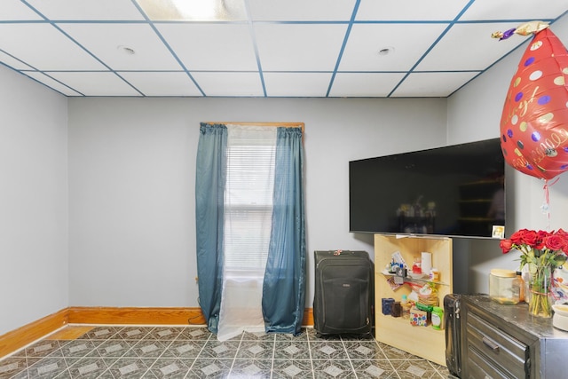 512 Ryerson Ave, Elgin, IL 60123 - bedroom with a paneled ceiling and baseboards