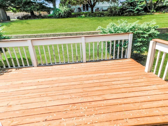6059 Durrington Dr, Loves Park, IL 61111 - deck featuring a lawn