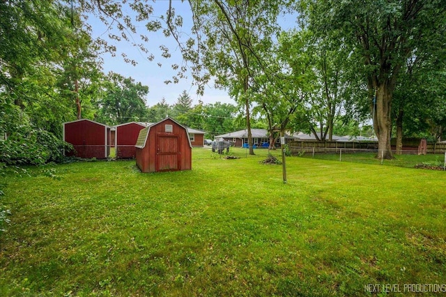 508 E Park St, Plano, IL 60545 - view of yard featuring a storage unit
