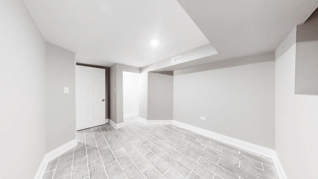 5915 S Sangamon St, Chicago, IL 60621 - finished below grade area featuring baseboards and light wood-style flooring