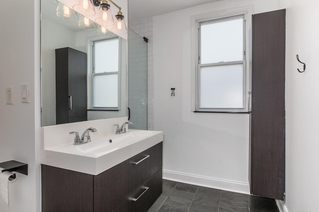 3029 N Haussen Ct, Chicago, IL 60618 - full bathroom featuring vanity and a shower