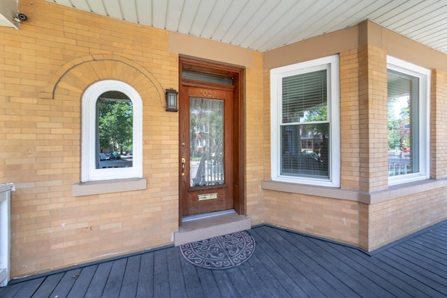 3029 N Haussen Ct, Chicago, IL 60618 - property entrance featuring brick siding