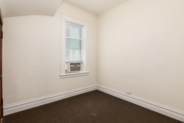 3029 N Haussen Ct, Chicago, IL 60618 - empty room featuring cooling unit and crown molding