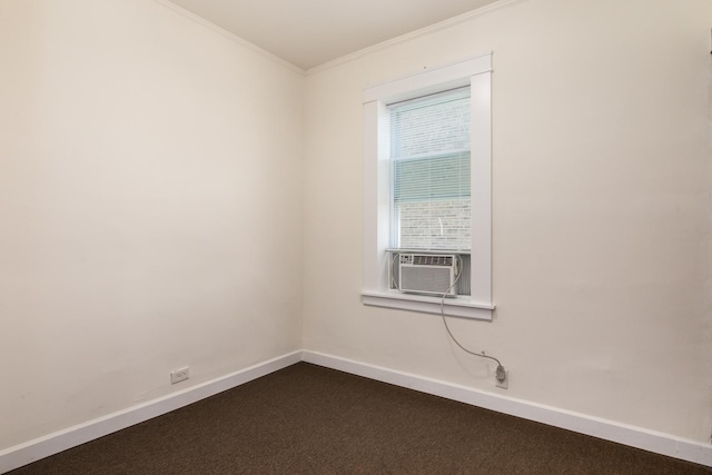 3029 N Haussen Ct, Chicago, IL 60618 - empty room featuring cooling unit and ornamental molding