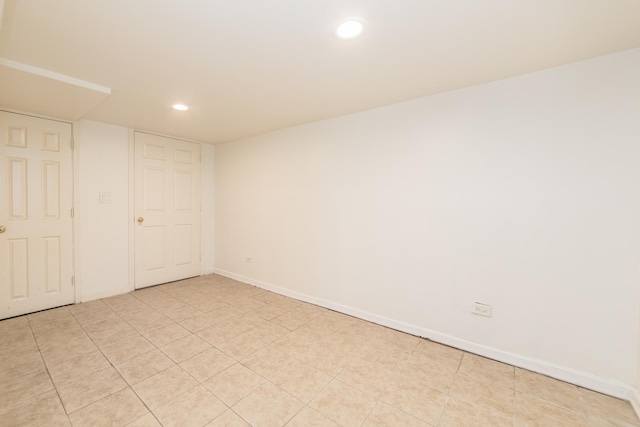 3029 N Haussen Ct, Chicago, IL 60618 - unfurnished bedroom featuring recessed lighting and baseboards