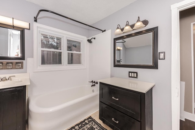 616 N Main St, Pontiac, IL 61764 - full bathroom featuring vanity and shower / tub combination
