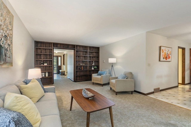 1622 Pickwick Ln, Dekalb, IL 60115 - living room with built in features and light carpet
