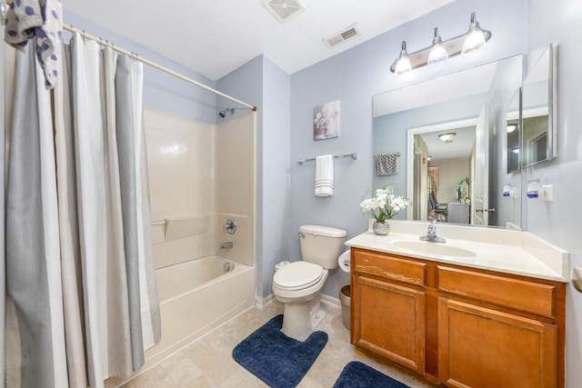 1905 Oxley Cir, Naperville, IL 60563 - bathroom featuring shower / bath combination with curtain and vanity