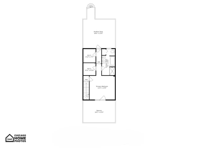 1708 W Chicago Ave Unit 3, Chicago, IL 60622 - view of property floor plan