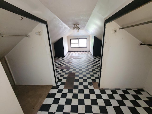 2221 Home Ave, Berwyn, IL 60402 - hall with tile patterned floors and lofted ceiling