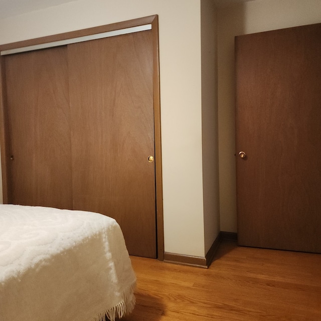 5549 W 83rd Pl, Burbank, IL 60459 - bedroom featuring light wood-style flooring and a closet