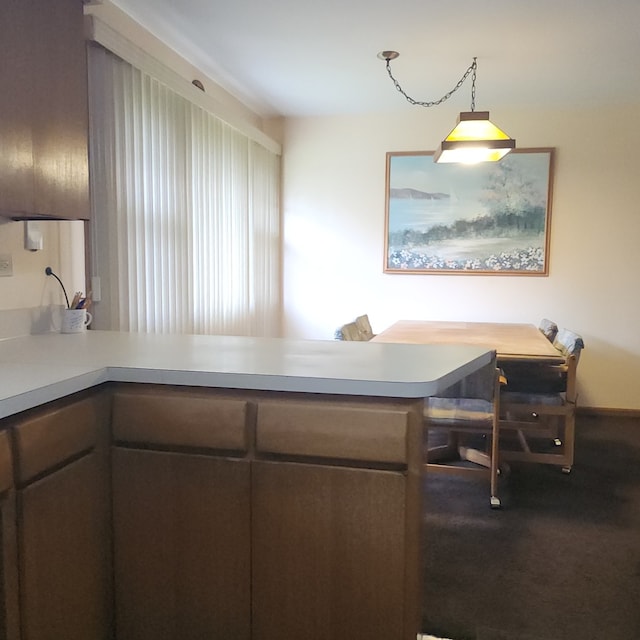 5549 W 83rd Pl, Burbank, IL 60459 - dining space with dark carpet