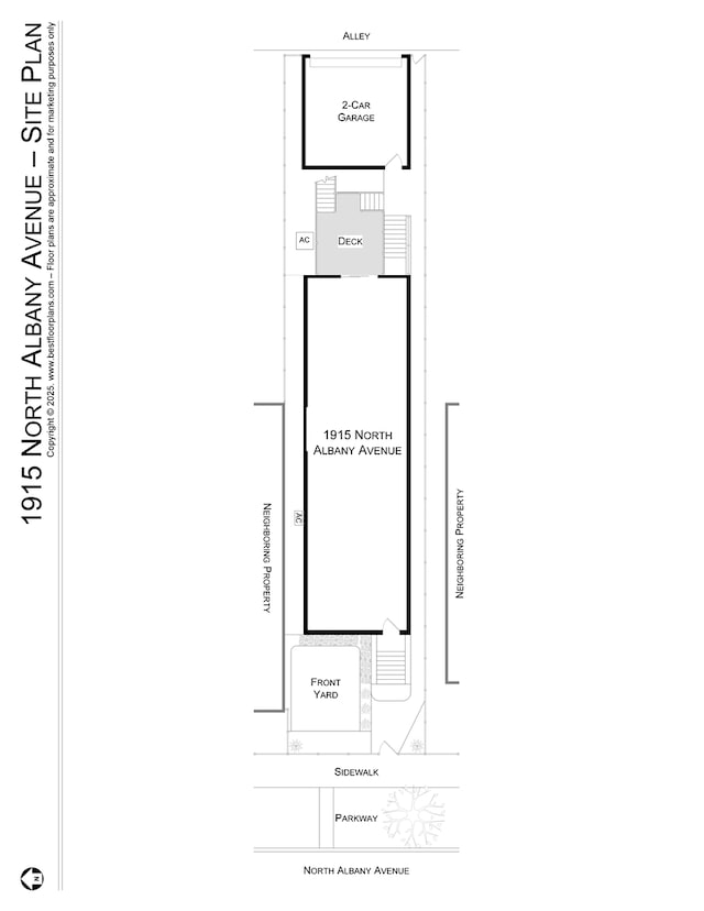 1915 N Albany Ave, Chicago, IL 60647 - view of property floor plan
