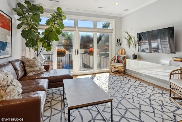 2107 W Belmont Ave Unit 2C, Chicago, IL 60618 - sunroom with french doors
