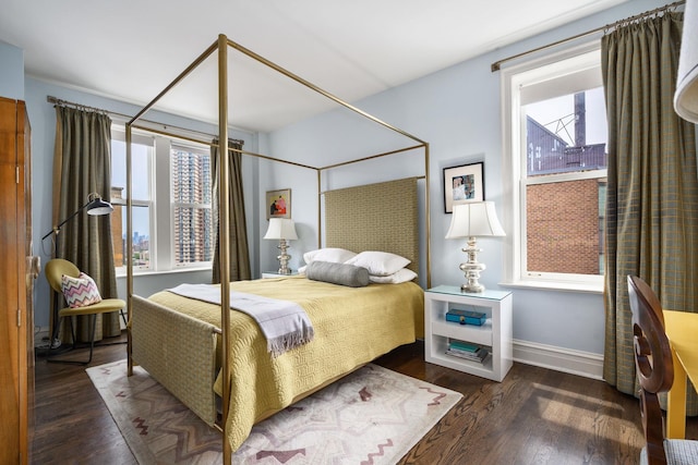 3750 N Lake Shore Dr Unit 16H, Chicago, IL 60613 - bedroom featuring multiple windows and wood finished floors