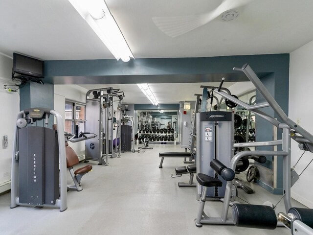 4960 N Marine Dr Unit 616, Chicago, IL 60640 - view of gym